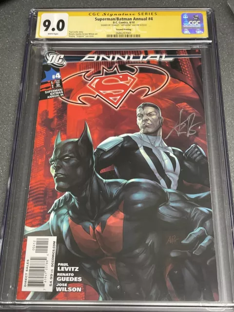 Superman/Batman Annual #4,  2nd Print CGC SS 9.0  Signed by ARTGERM!!! RARE!!!