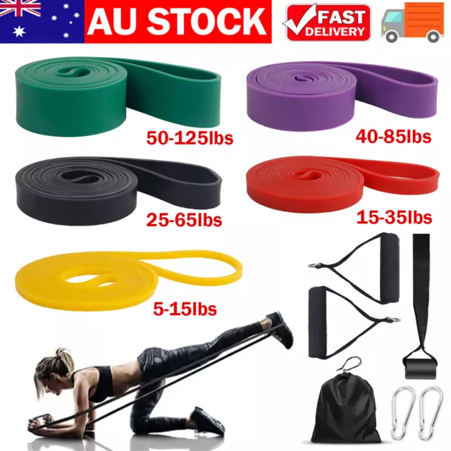 Heavy Duty Resistance Bands Gym Yoga Loop Strength Gym Exercise Fitness Workout