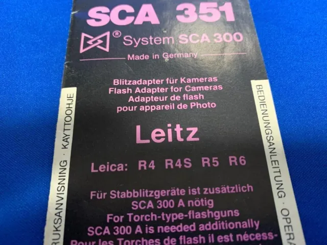 Metz mecablitz 32CT3 & SCA351 For LEICA TTL stroboscope Japan 2