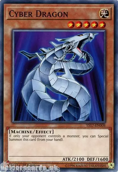 YS17-EN008 Cyber Dragon 1st Edition Mint YuGiOh Card