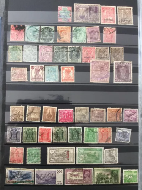 Timbres anciens Inde, Philippines, Indonésie, etc.