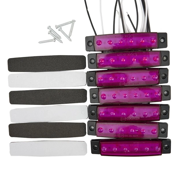 Set n. 4 illuminazione rimorchio auto completo di 10 m di cavo a 13 poli-990013994
