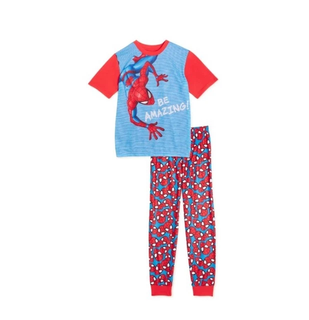 Marvel Spider-Man 2 PC Short Sleeve Pajama Set Boy Size 8