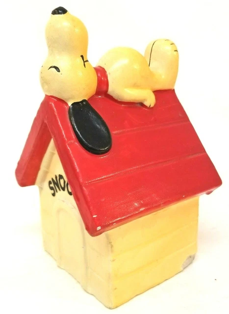 VINTAGE SNOOPY SLEEPING On Dog House Ceramic Teapot $30.59 - PicClick