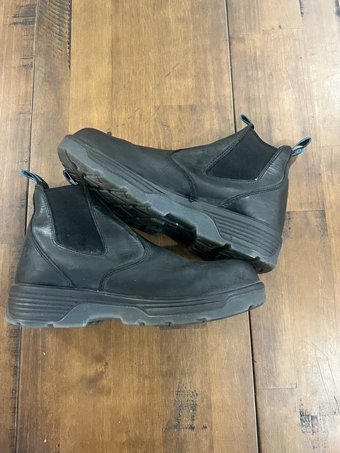 REDBACK BLUE TONGUE Boots Station Soft Toe Chelsea Men US 9.5 Slip
