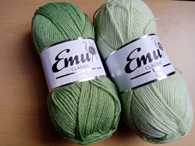 Emu Classic DK Acrylic 2 x 100g Green