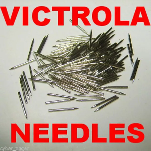 300 Steel Phonograph Needles (100 LOUD, MED, SOFT Tone) Victor,Columbia,Victrola