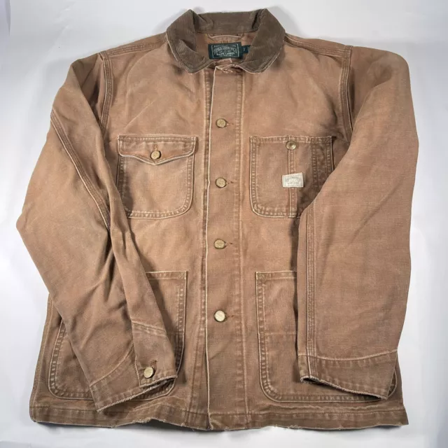 Polo Ralph Lauren Canvas Country Jacket Chore Worker Pockets Small RRP £305 BNWT
