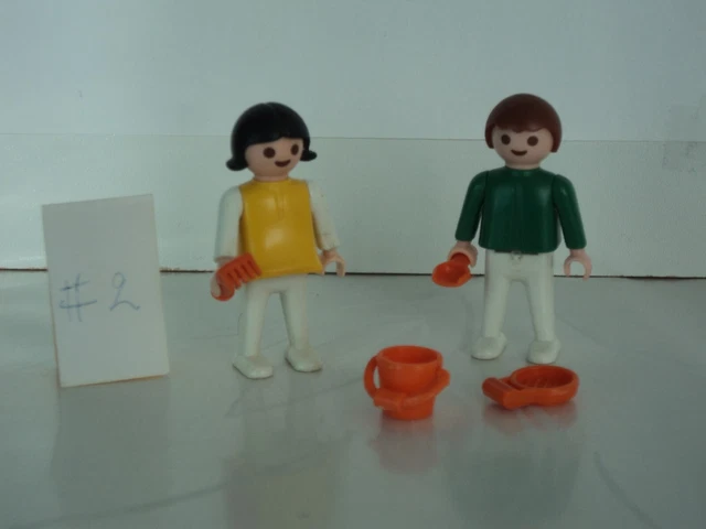LOT JOUETS FIGURINES STYLE PLAYMOBIL ANCIEN PERSONNAGES VINTAGE jouet