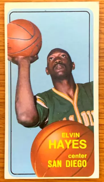 1970 Topps Elvin Hayes THE BIG E #70 San Diego Rockets HOF