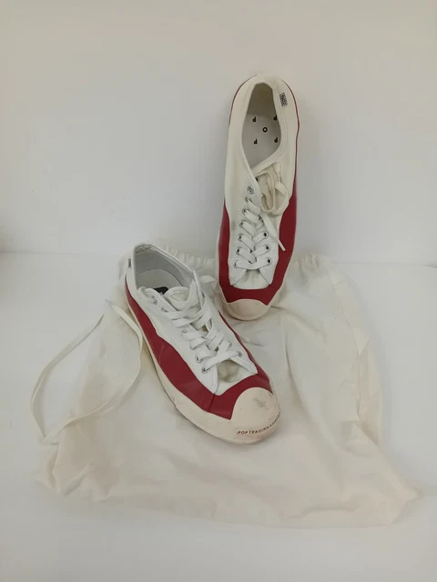 MEN S VTG CONVERSE Jack Purcell White Low Top Trainers UK 8.5