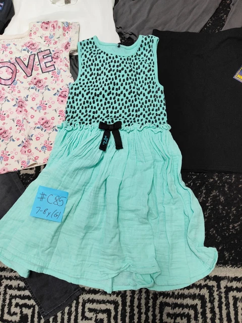 #C85 Enorme pacchetto di vestiti per ragazze 7-8 anni GEORGE NEXT PRIMARK M&S 6