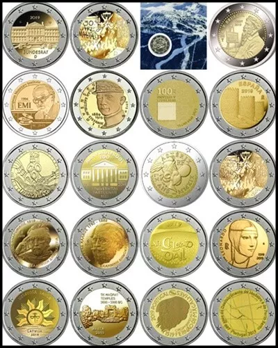 2 Euro Conmemorativos 2019 - Todos Los Paises