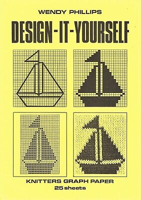 Diseño-it-yourself Knitter's Gráfico Papel-by Wendy Phillips - 25 doble cara