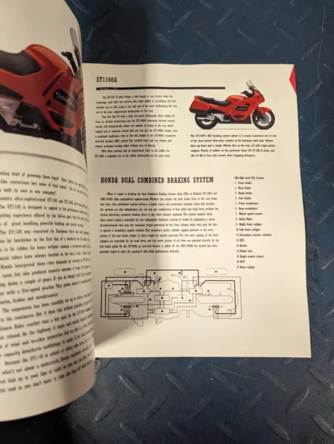 Honda 1997 Motorcycles Line Up brochure mick doohan Front Cover 2