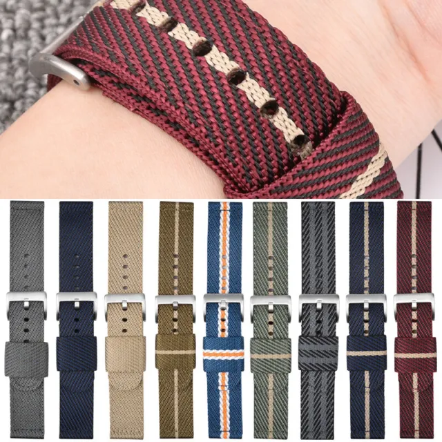 Nylon Strap For Seiko DW Canvas Woven Strap Watch Band Accessories 18/20/22/24MM