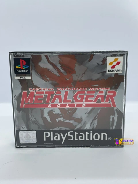 Jeu PS1 Metal Gear Solid – Édition PAL FR Complète 1999, Très Bon état