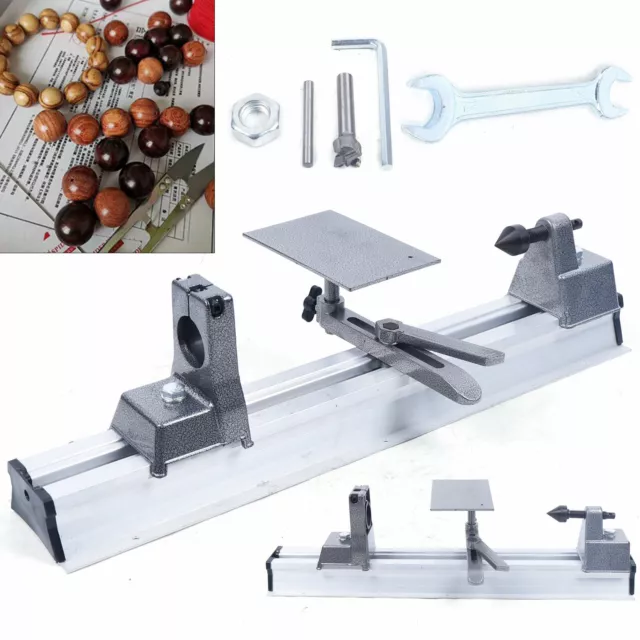 New Mini DIY Bench Wood Lathe Machine for Grinding Cutting Drilling Polishing US