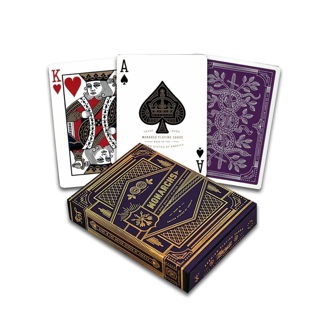Jeu de cartes Bicycle PREMIUM MONARCHS Purple