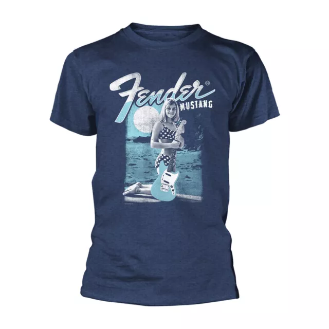 Fender Mustang Electric Guitar Beach officiel T-shirt Hommes unisexe