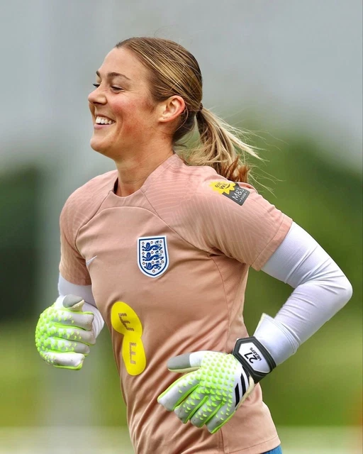 Poster Mary Earps Inghilterra leonesse portiere calcio donna A4