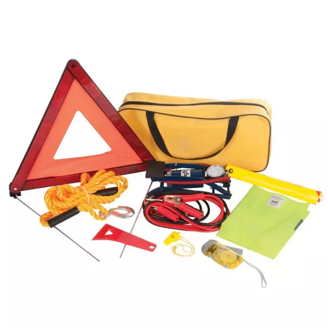 933429 - Kit d'urgence voiture Silverline 9 pièces