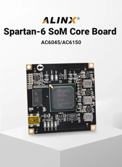 ALINX SoM AC6045: Xilinx Spartan-6 XC6SLX45 Industrial FPGA