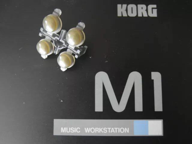 Original KORG M1 M 1 T3 T series X5 Command board Cover button Cap Lot 4 single