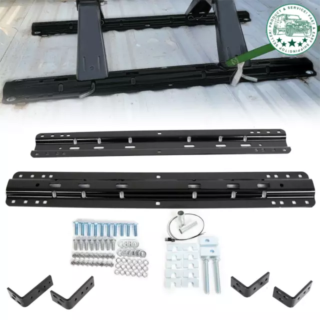5TH FIFTH WHEEL Mounting Rail Kit Trailer Hitch Mount Steel For Reese