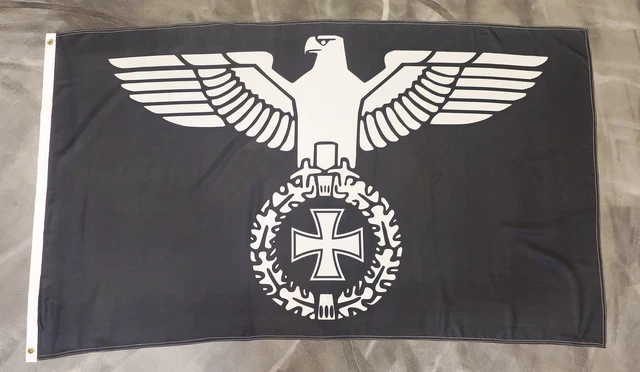 Deutschland Flagge Mit Eisernem Kreuz