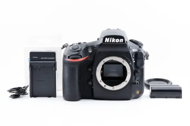 Nikon D810 36.3MP DSLR Camera - Black (Body Only) From Japan (Excellent)) #633