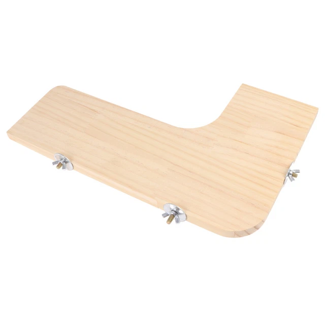 Pedal duradero en forma de L hámster juguete de madera trampolín chinchilla