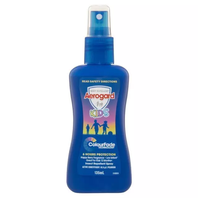 * Aerogard Kids Low Irritant Insect Repellent Spray 135mL