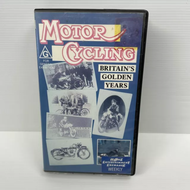 Motor Cycling Britain's Golden Years VHS