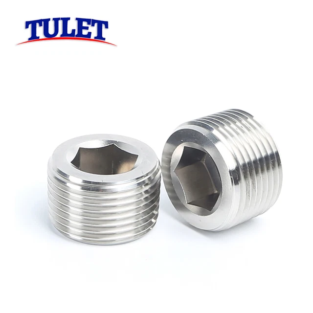 HEXAGON MALE BLANKING Plugs with Metric, BSPP, BSPT and NPT Threads £1. ...