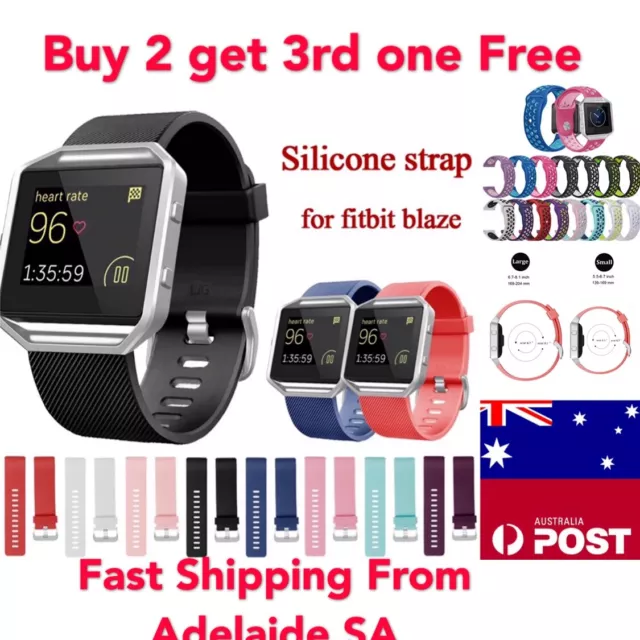 For Fitbit Blaze Replacement Band Wristband Watch Strap Bracelet Silicon Strap