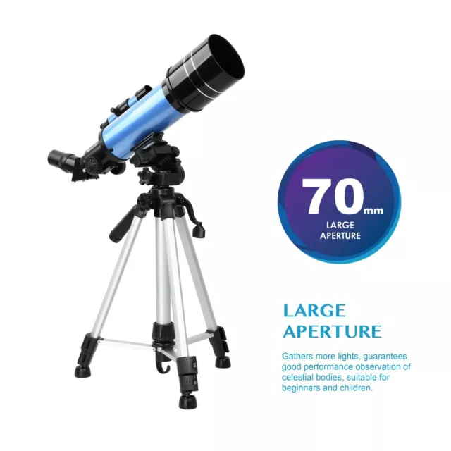 Professional Astronomical Telescope with High Tripod Travel Bag Adults Kids Gift 3