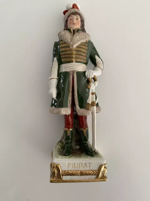 Antique Scheibe-Alsbach Porcelain Murat Soldier Figure 9”