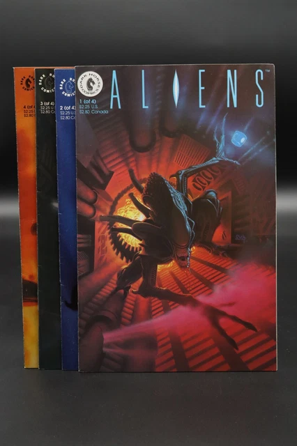 Aliens (1989) #1-4 1st Prints Complete Mini-Series Dark Horse 2nd Series VF