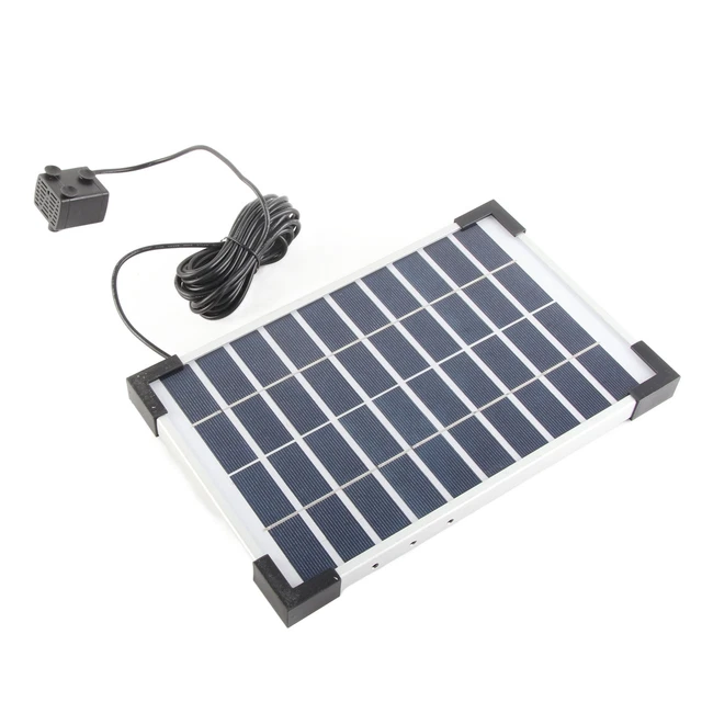 Solar Fountain Pump 180cm Head 75cm Height Dry Operation Protection Eco
