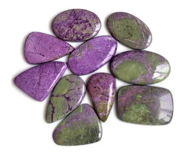 Stichtite Cabochons 28-36mm Approx, 10 Pcs Lot Same As Picture 58973