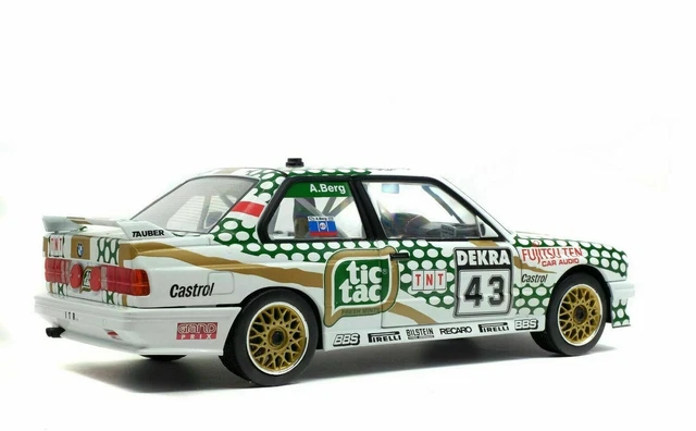 BMW E30 M3 DTM A. BERG #43 Tic Tac - 1:18 SOLIDO S1801505 2