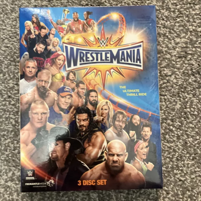 WWE -Wrestlemania 33,   3 Disc DVD Brand New Sealed