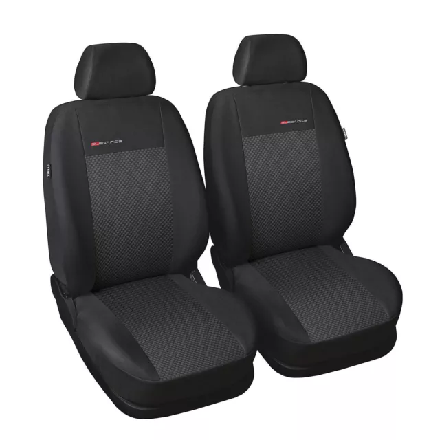 Apto para Audi A2 2x Frontal Terciopelo P3-2 Fundas de Asiento Funda