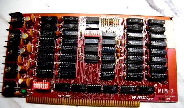 Wmc MEM-2 Memoria Scheda S-100