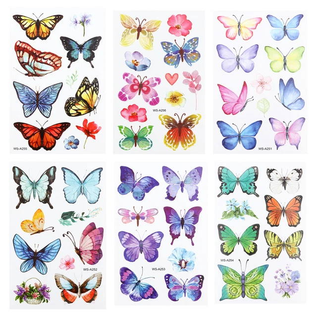 Leuchtende Tattoos Für Mädchen – 50 Stück Einzeln Verpackt, Perfekt Für Kinderpartys & Goodie Bags