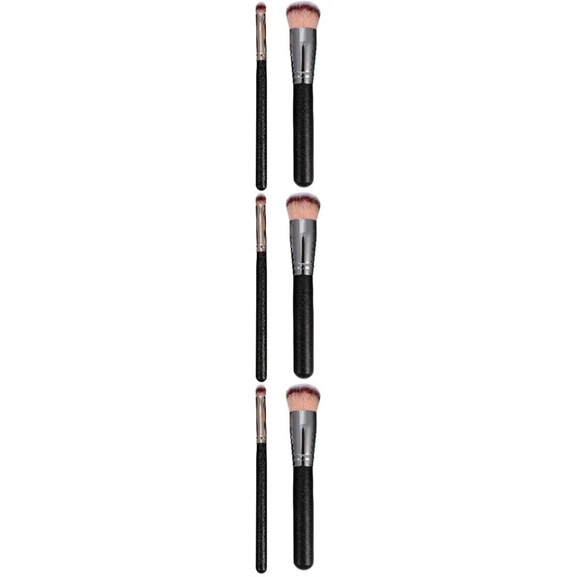6 PIEZAS Maquillaje - Cepillos Base Sintética Polvo Corrector Self