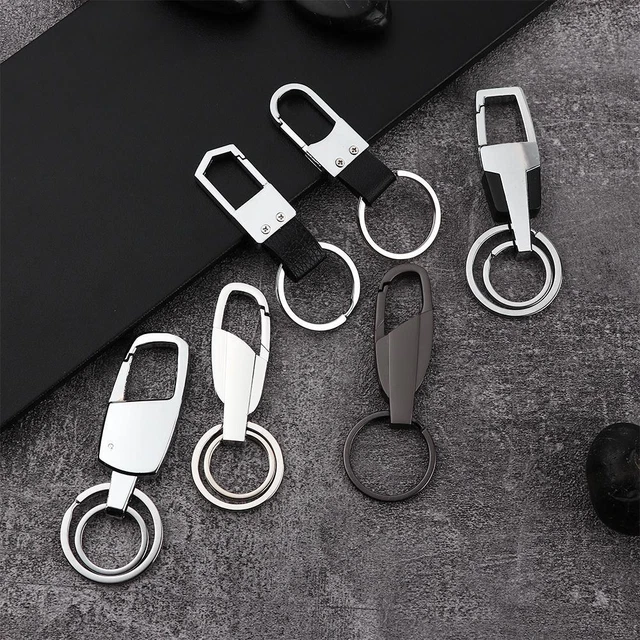 Porte-clés Porte-clés de voiture Porte-clés EDC Porte-clés Cuir véritable