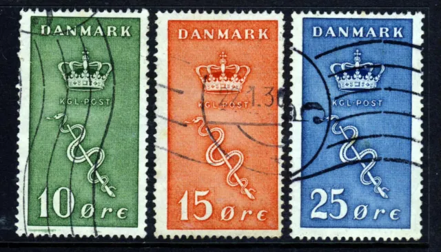 DENMARK 1929 Danish Cancer Research Fund Set SG 252 to SG 254 VFU