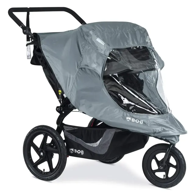 BOB Duallie Swivel Wheel Stroller Weather Shield | Water and Wind Resistant + V